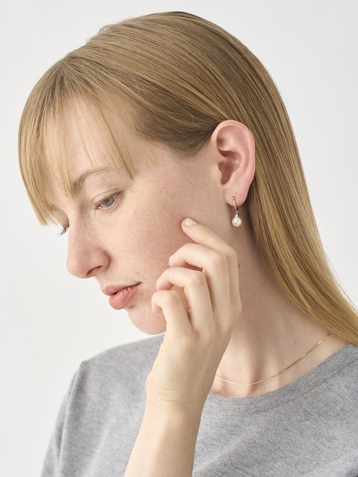 Akoya baroque pearl earring（hoop) | GIGI for JOHN SMEDLEY 詳細画像 PEARL 2
